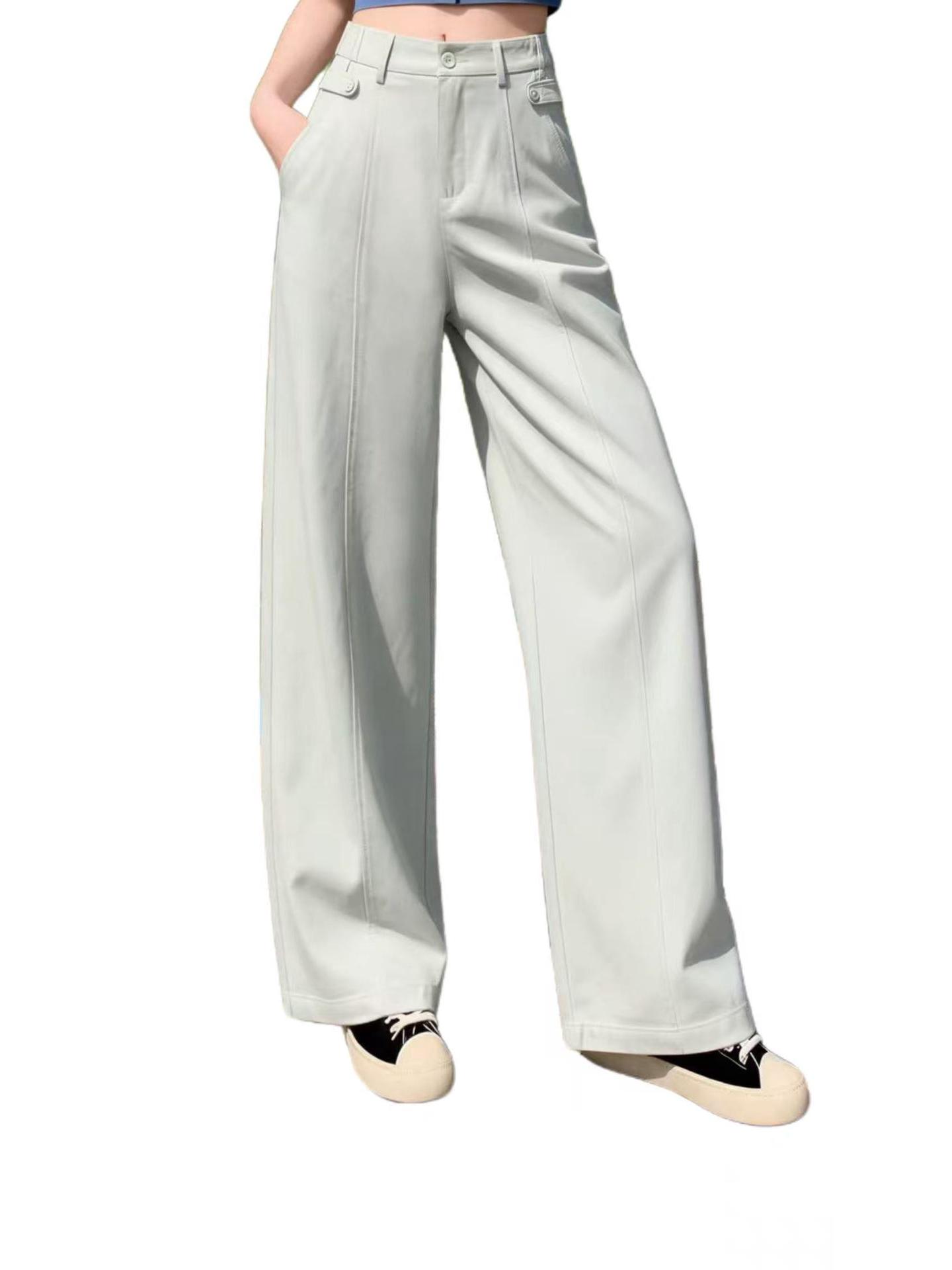 2026 Spring/Summer High-Waisted Korean Style Wide-Leg Pants 29 (55-60 kg)