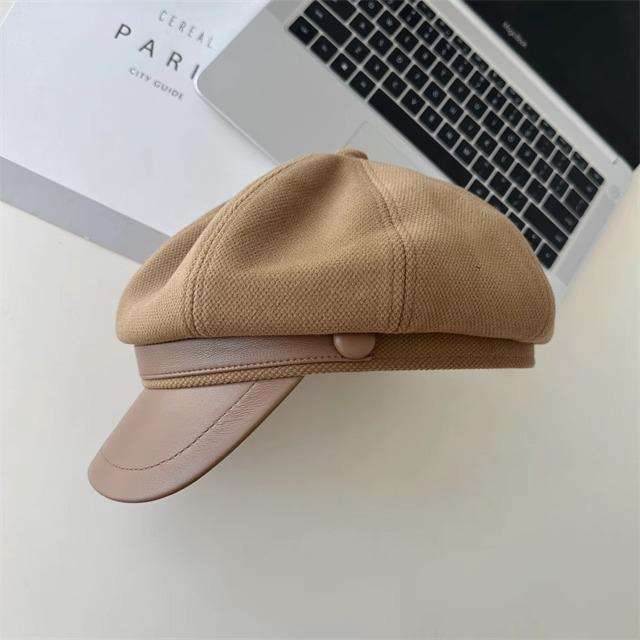 

Женский ретро-берет: Майяр, осень/зима, маленькое облако, восьмиугольное с утконосом. One Size [53-58cm] - Adjustable