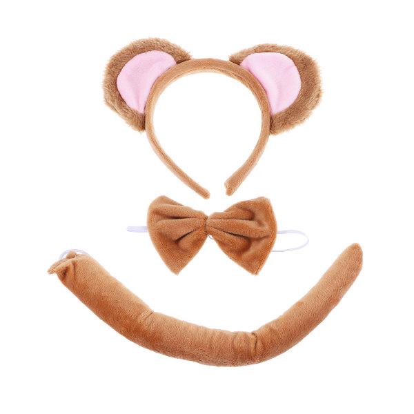 Buy 3pcs In 1 Set Decorative Costume Hair Accessory Tail Hairwear