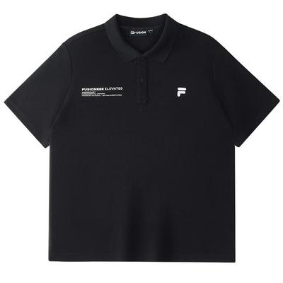 FUSION Men's Knit Short Sleeve Polo Shirt