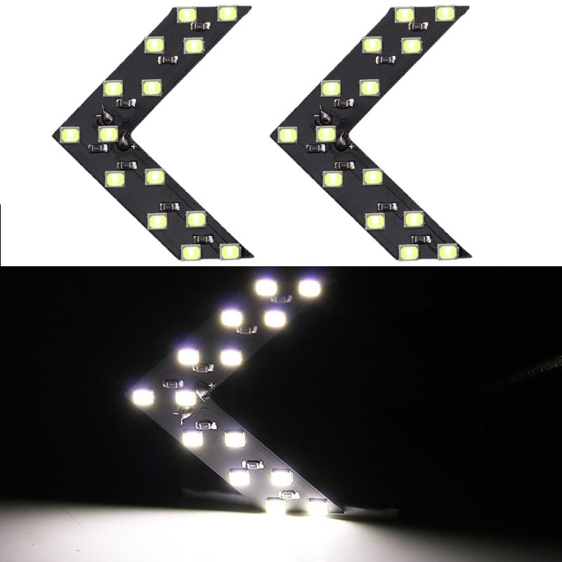 2Pcs Car Rearview Mirror Indicator LED Turn Signal Light Safety Driving Warning Light 14SMD 12V LED Rearview Mirror Mirror Light