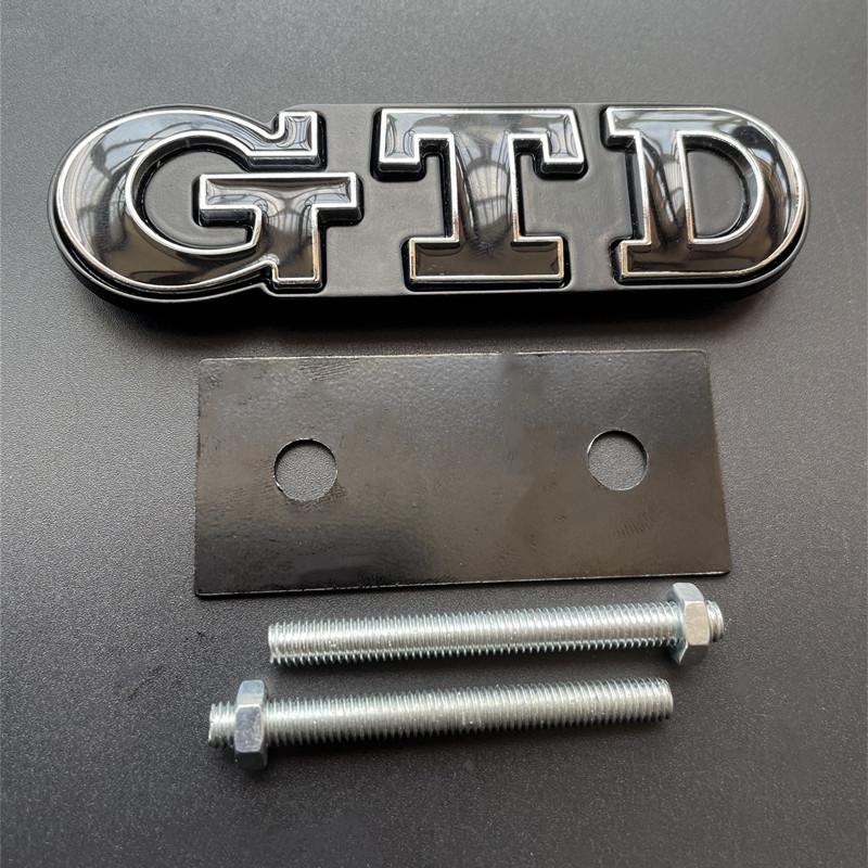 

Golf 3 4 MK3 MK4 2026 Hot For VW VOLKSWAGEN 3D Metal Car Front Grill GTD Logo Emblem Badge For Volkswagen VW Golf 3 4 5 6 7 7 MK
