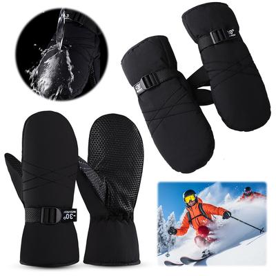 Ski Fäustlinge Wasserdicht Schneehandschuhe Winddicht Winterhandschuhe Thermische Fahrradhandschuhe Kaltwetterhandschuhe für Herren & Damen