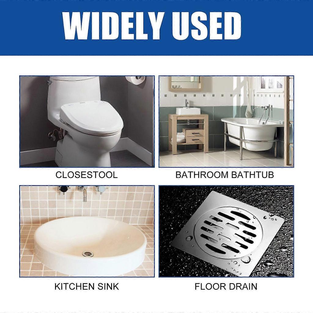 Drain Pipe Blockage Remover Powder (12pcs) Kitchen Grease Toilet Cleaner Drain Blockage Dissolving And Unclogging Agent