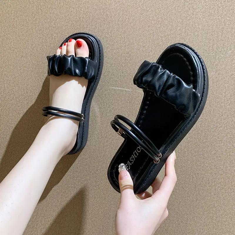 Fashion Outdoor Open Toe Woman Shoes 2025 Trend Summer Offers Luxury Sandals for Women Wholesale Trending Daily Designer on Offer Sandal