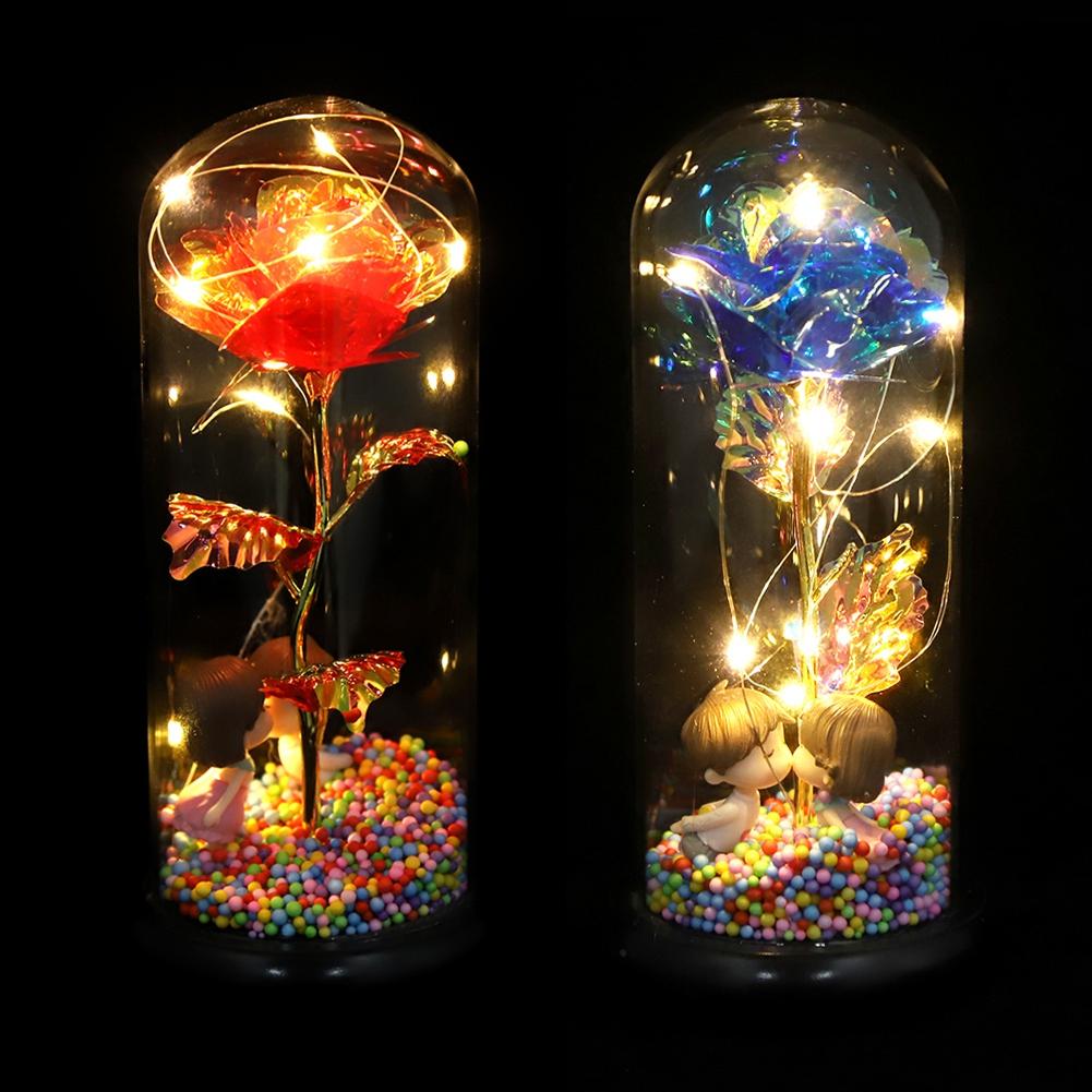 Innovative Romantic  Lamp Decor LED Flower Light Gift for Wedding Birthday Valentine\'s Day
