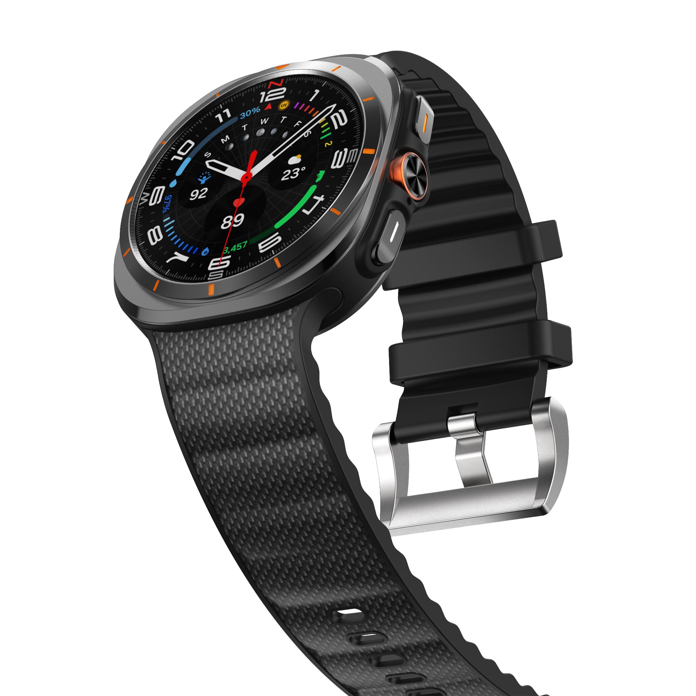 Силиконовый ремешок для Samsung Galaxy Watch Ultra 47 мм Спортивный браслет Наручный ремешок для Samsung Galaxy Ultra Замена ремешка Galaxy Watch Ultra