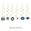 2026 Graduation Blue & Gold Party Supplies: Plates, Napkins & Flags