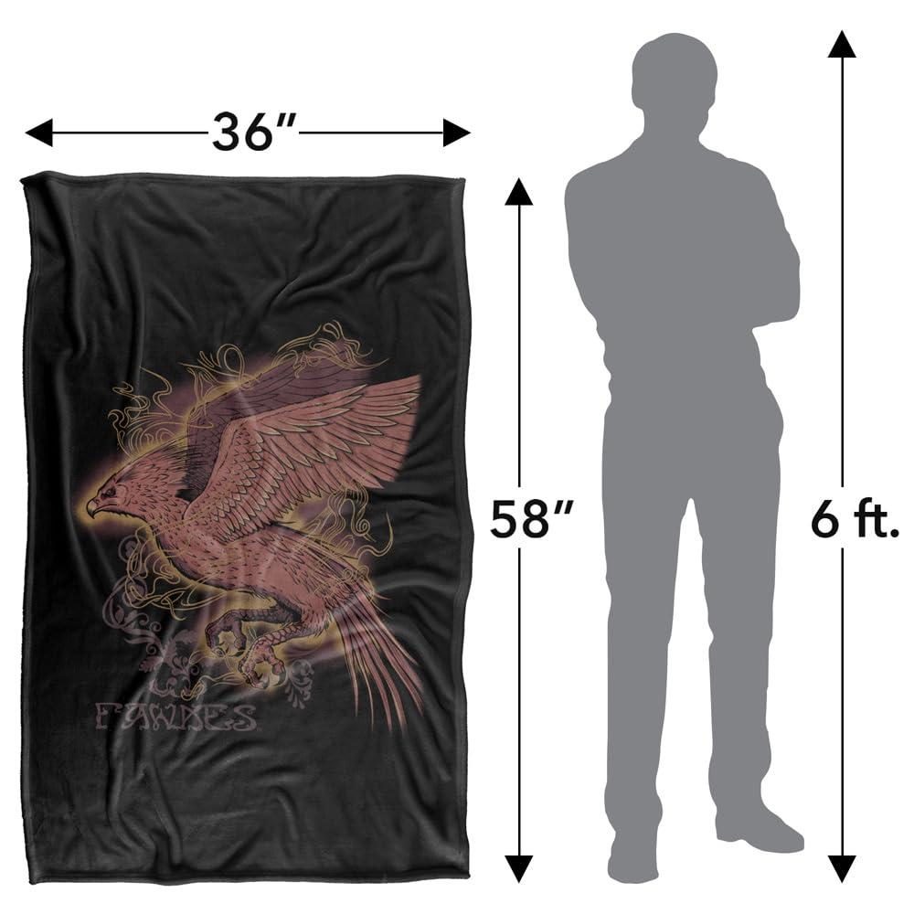 Harry Potter Fawkes Pheonix Soft Touch Blanket