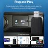 NEW Mini  2 in 1 Wired to Wireless CarPlay and Android Auto Adapter Transmission Speed Plug and Play Fashionable and Portable