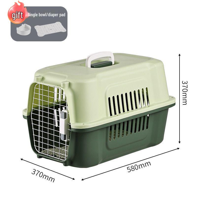 Pet Airline Carrier: Portable, Breathable Travel Cage for Cats and Dogs