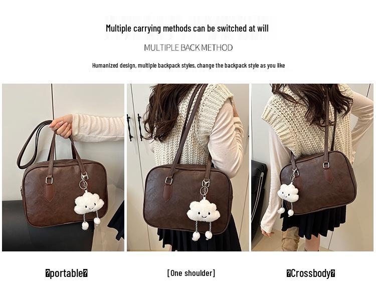Women's Retro Boston Bowling Bag - 2025 Autumn/Winter Collection