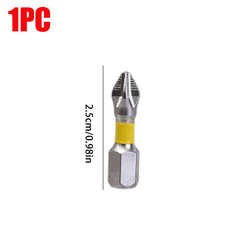Magnetic Screwdriver Bit Hex Shank Head Drill Bits Screw Driver Anti-slip Screwdriver Drills For Woodworking Repair Hand Tools