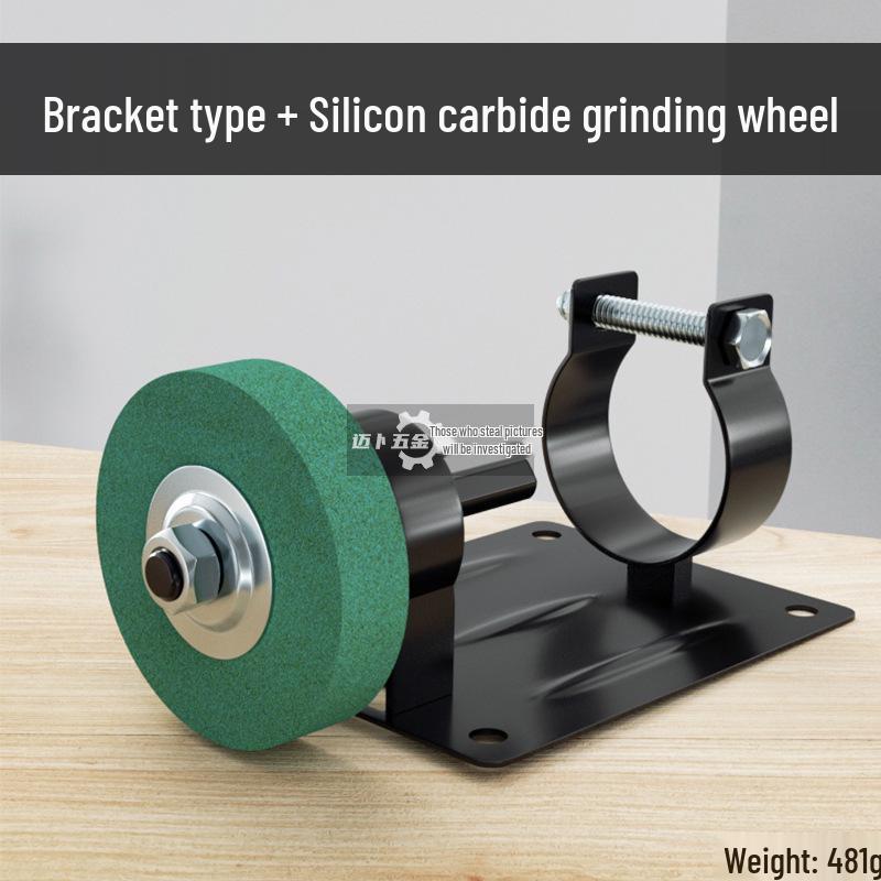 Compact Household Knife Sharpener and Polishing Machine with Sanding Wheel and Hand Drill Conversion Bracket