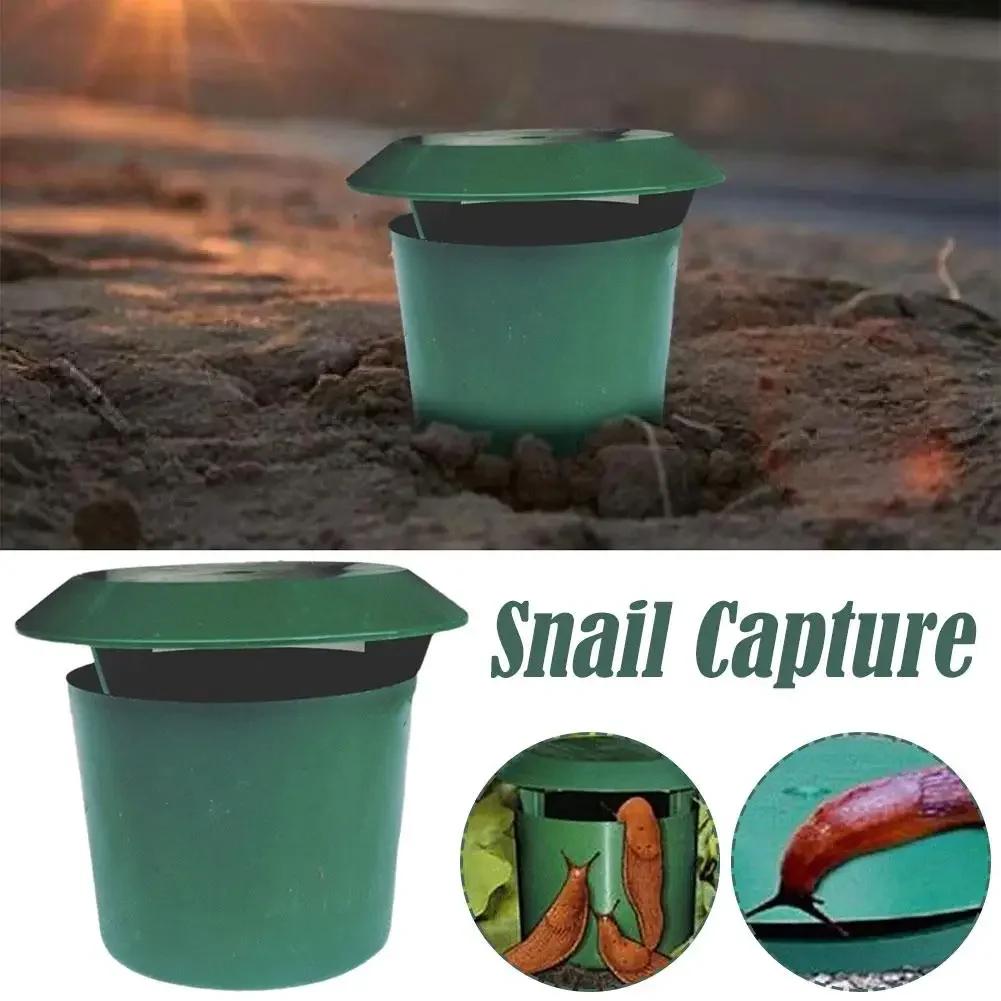 Beer Slug Snail Traps Plastic Snail Trapper Reusable Snails Catcher Slug House for Garden Farm