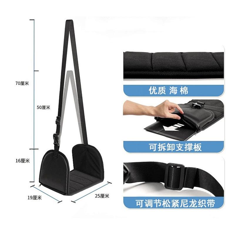 Good-Foot Relaxing Hammock Adjustable Airplane Foot Hammock For Office Travel Relaxing Under-Desk Resting Foot Hammock