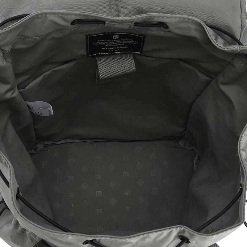 New FILA ORIGINALE Fabric Backpack Unisex Algae Gray Green F13U529134FKK