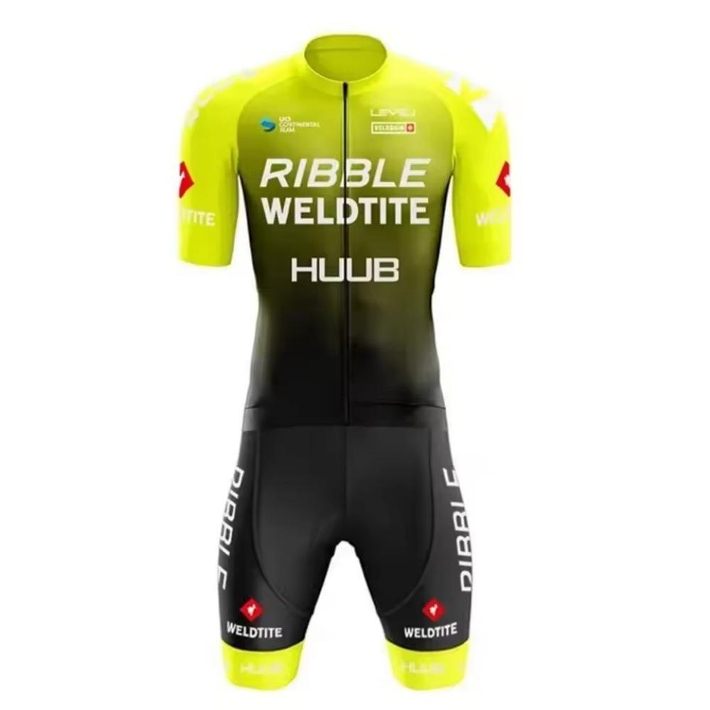 HUUB Summer Short-sleeved Triathlon Onesie Cycling Suit Triathlon Mountain Bike Racing Suit