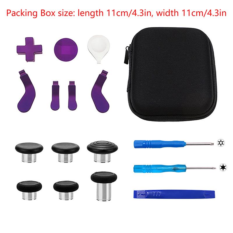 1Set 2 Gen Keycap Metal D-Pad Trigger Paddles Replacement Thumbstick For Xbox One Elit Repair Kit Accessories
