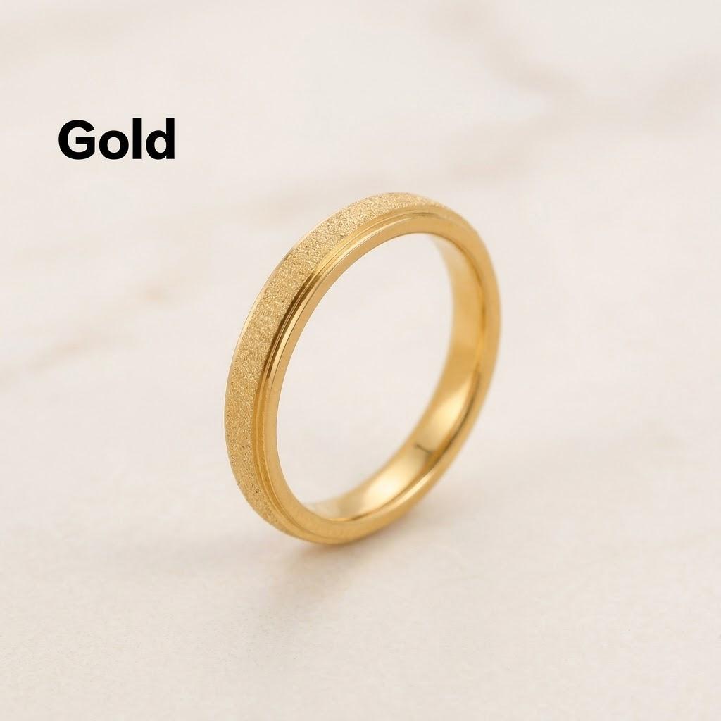 Silberne Frosting Partnerringe für Hochzeit Verlobung Schmuck Geschenke Geburtstagsgeschenk Liebhaber Partnerringe für Männer und Frauen