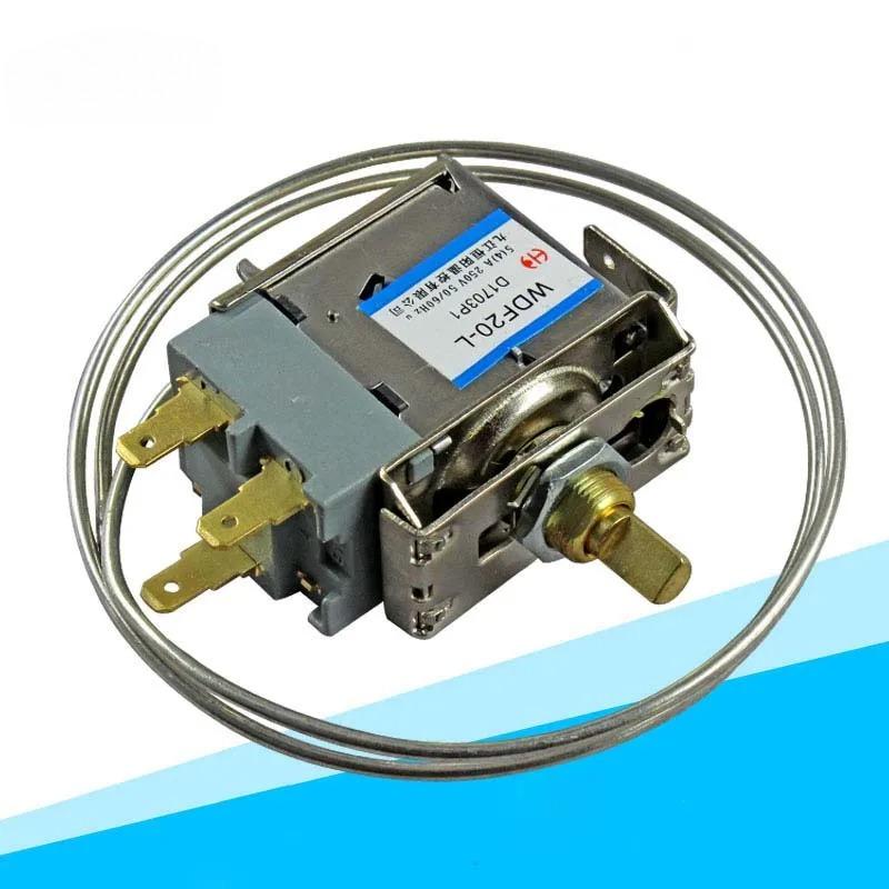 Termostat lednice Spínač regulace teploty Mrazák Univerzální Mechanická regulace teploty WDF20-L 3pólový termostat