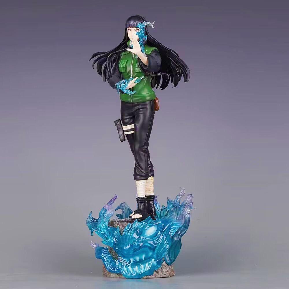 34cm/13.39in Animation NARUTO Figure Hyuga Hinata Action Figures Polyvinyl Chloride Statue Tabletop Ornamen Collector Miniature Playthings Presents