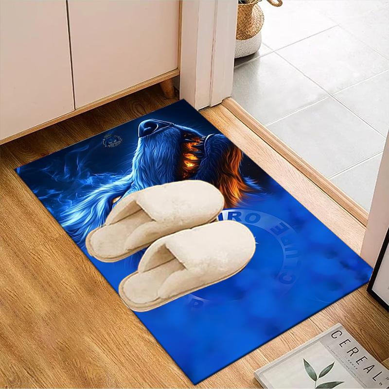 Cru-zeiro Esporte Club Crest Printed Office Carpet Chair Cushion Entryway Rug, Rugs for Living Room, Bedroom Christmas gifts