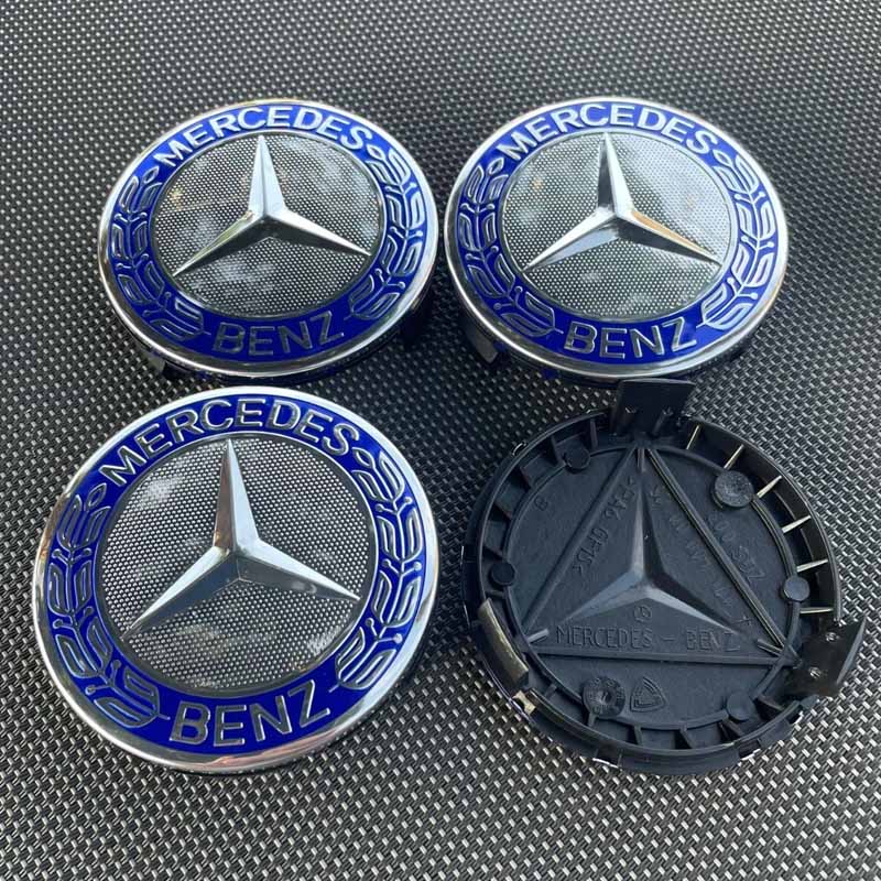 4 szt. 75 mm A1714000025 Dekielki do felg Piasty do Mercedes Benz W176 W177 W204 W205 W212 W213 W206 X156 X253 W117 Części samochodowe