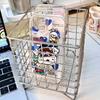 6 Colors Iron Storage Rack Desktop Book Pen Storage Box Large-Capacity Basket Home Office Student Dormitory Sundry Container New
