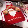 Holiday Aprons Tool Accessories Christmas Kitchen Cooking Apron For Men Women Bakers Wife Husband Family Baking Gardening Sewing