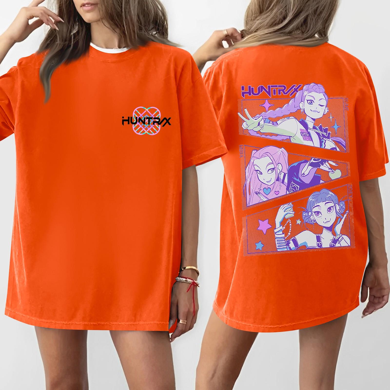 

Женская футболка с круглым вырезом и короткими рукавами с принтом XXL шафрановый