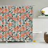 3D Shower Curtains Flowers Bathroom Curtain With Hooks Waterproof Print 180X240Cm Polyester Cloth Bathroom Decoration Screen