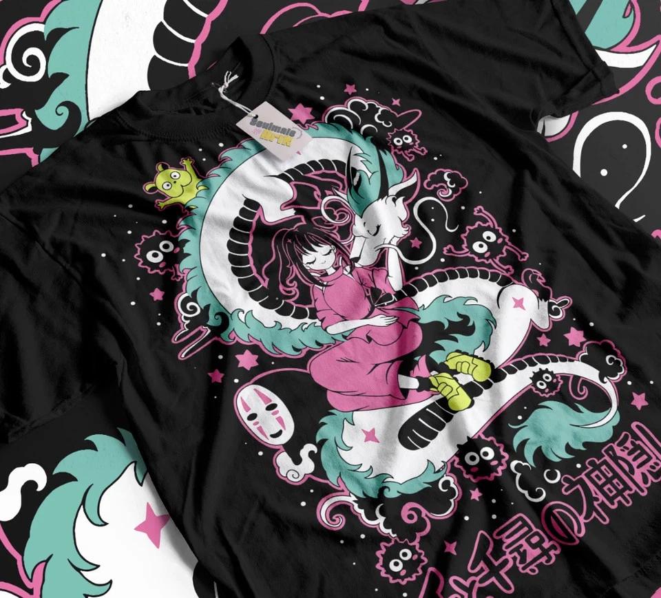 Spirited Away TShirt Studio Ghibli Anime Hayao Miyazaki Unisex S