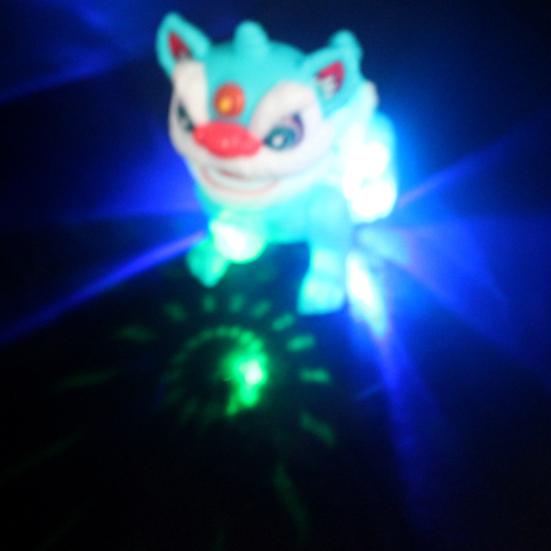 Colorful Projection Light Music Glowing Toy Cartoon Electronic Dancing Lion Dog Rabbit Toy