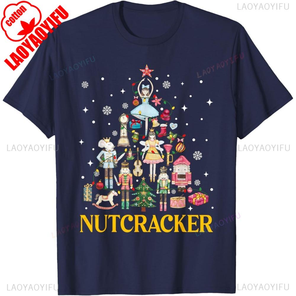 Christmas Nutcracker Squad Ballet Dance Women Unisex  Xmas TShirt High Quality Cotton Tops Street Fashion Streetwear