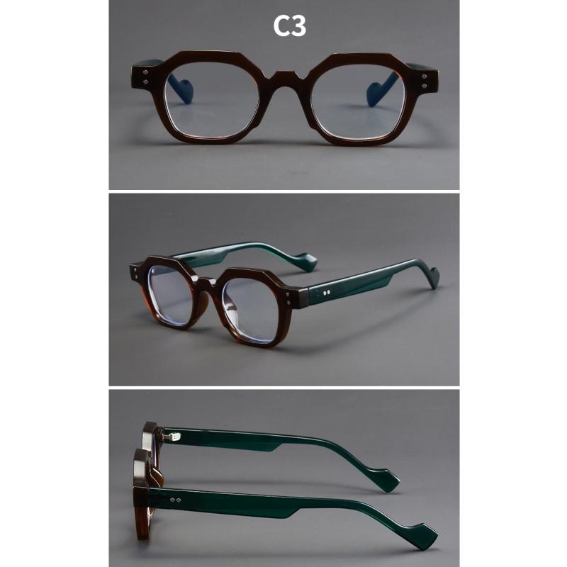 Women's glasses, men's and women's fashion polygonal glasses