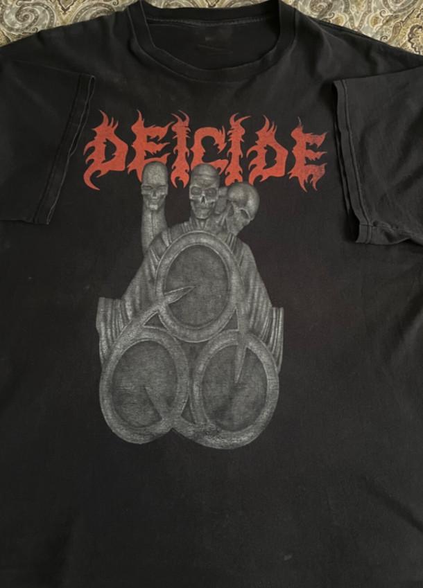 Torment In Hell Deicide Метал-группа Хлопковая Унисекс Футболка EG455 M