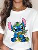 STitch And Lilo Dragon TShirt Unisex