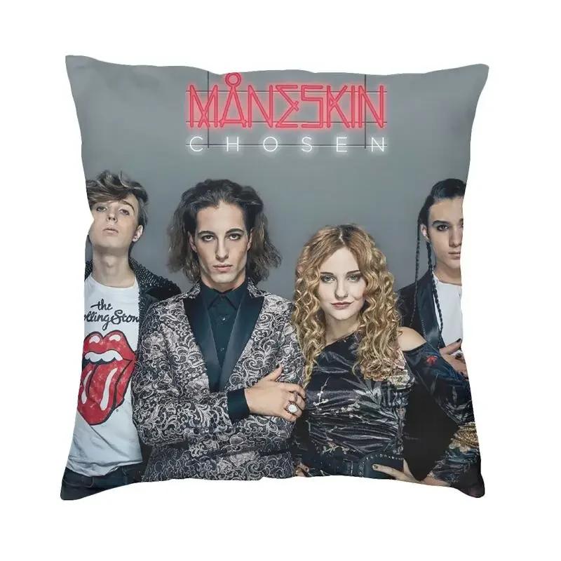 Damiano David Maneskin Luxuriöser Kissenbezug Schlafzimmerdekoration Pop Kissen für Sofa Büro Outdoor Kissen