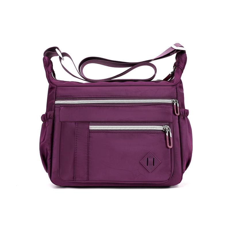 

Нейлоновая сумка женская сумка через плечо сумка через плечо сумка для мам среднего возраста темно-фиолетового