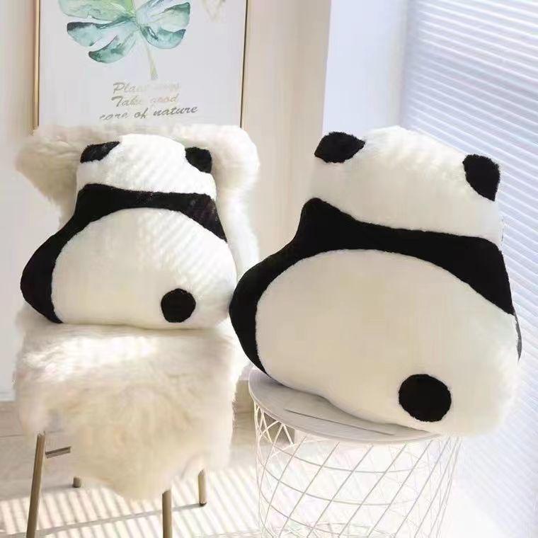 

Panda Plush Seat Cushion & Lumbar Support Pillow for Home, Office, or Car 50 cm