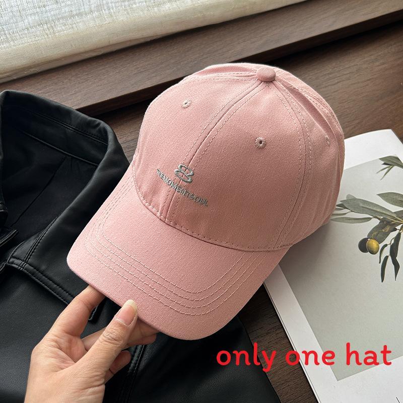 Cotton Baseball Cap With Embroidered Letters For Casual Men Women Summer Sun Protection