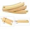Educational Toy for Child New Kinds Wood Track Accessories Beech Wooden Train Track Railway Toys Fit Biro Wooden All Brand Track