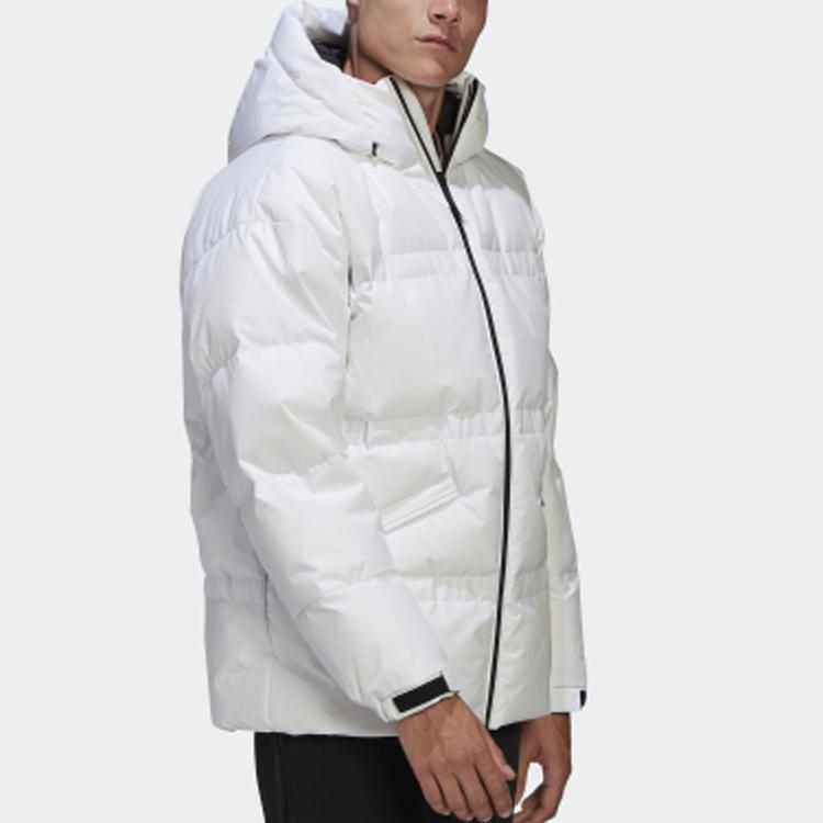 Adidas Cold.rdy Hooded Long-Sleeve Outdoor Jacket Men Jacket White GF0061