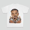 Letter Pattern Portrait Printed Tshirt Unisexs And Unisexs Same Style Casual And Relaxed Streetwear Classic Tshirt
