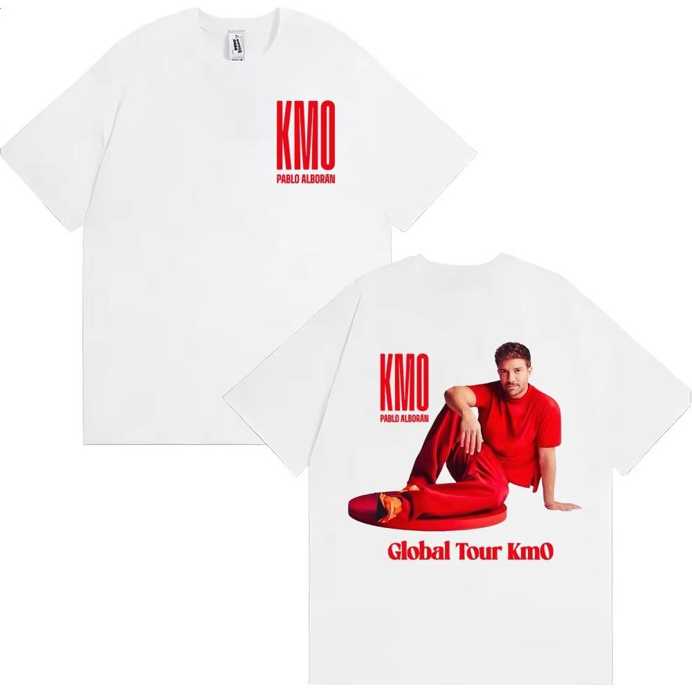 Pablo Alborn Global Tour Kmo Graphic T Shirt Unisexs Clothing Fashion Classic Oversized Tshirt Cotton Short Sleeve Tshirts