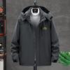 Casual Men's Cotton Jacket Hooded Windproof Winter Daily