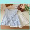 Stylish Summer Girl Dress Set For Kids Featuring Soft Cotton Casual Princess Style Outfits