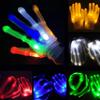 1 Pair Light Up Gloves Colorful 6 Mode Flash Soft LED Finger Gloves for Adults Halloween Cosplay Colorful Light
