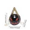 3D Pumpkin Round Bag Zinc Zinc Alloy Ghost Chain Handbag Personalized Halloween Ball Bag  Holiday Gift